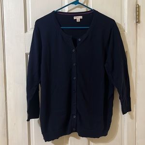 Merona navy blue cardigan - size XXL